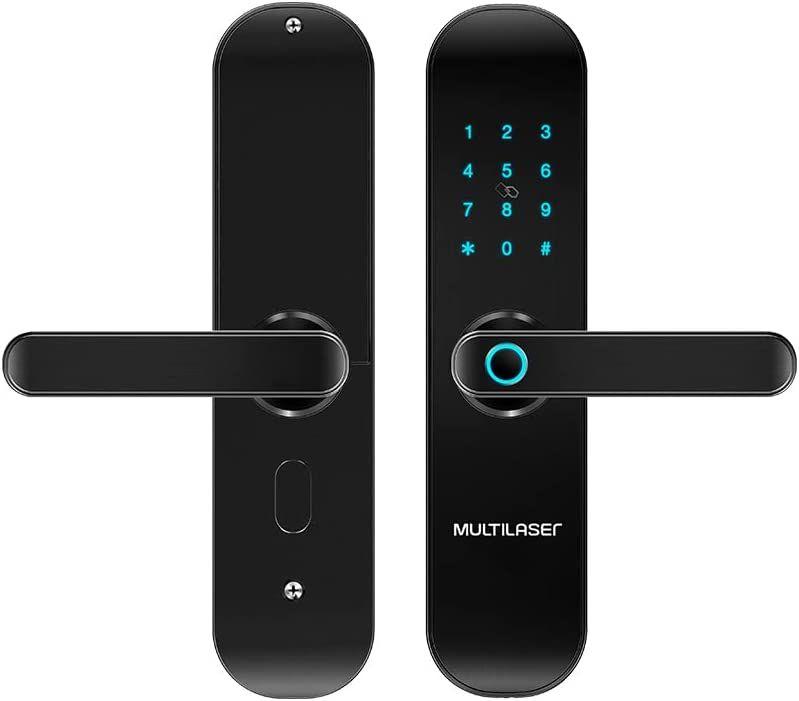 Fechadura Biométrica e Senha Inteligente Wi-Fi - Multilaser Liv